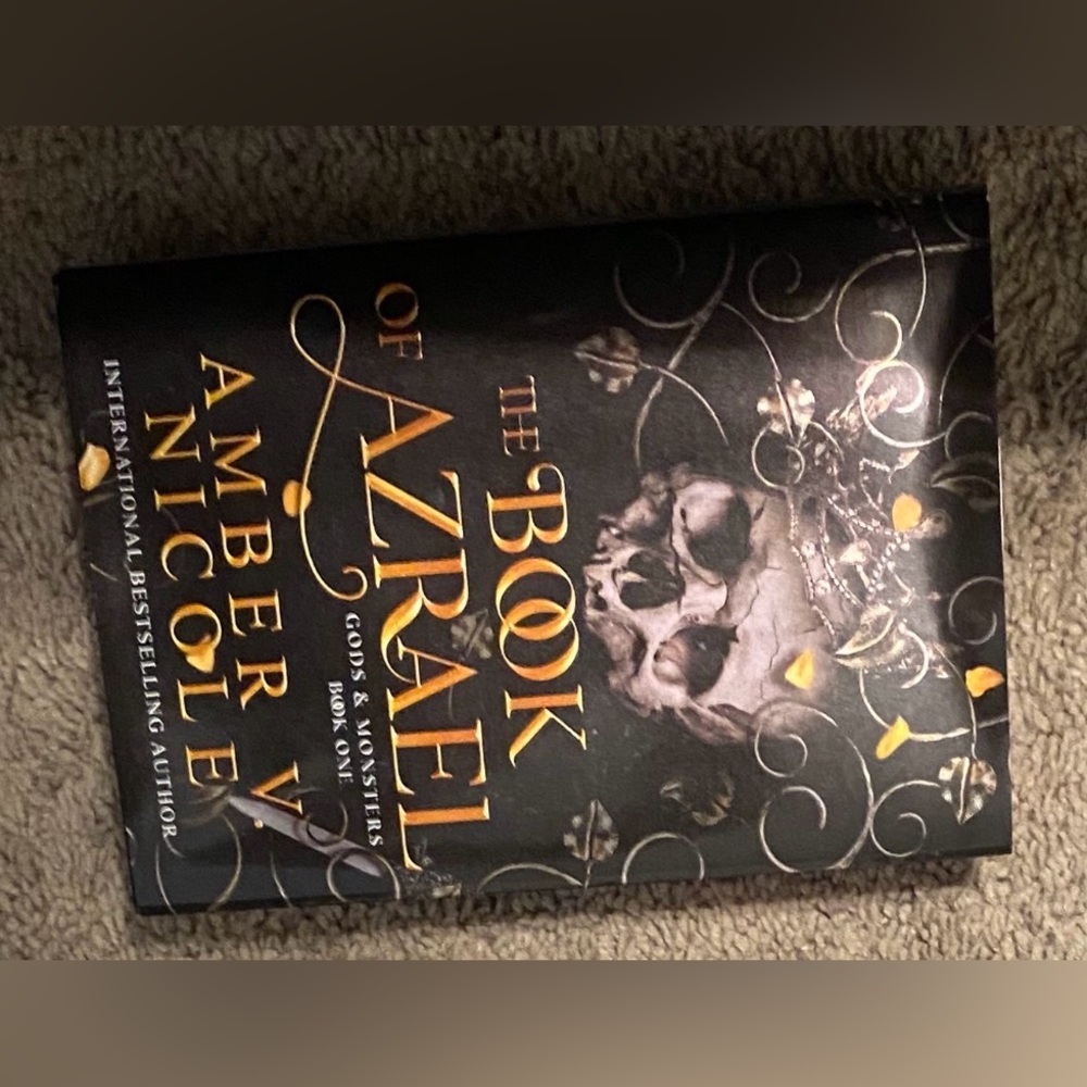 Amber Nicolle V. The Book of Azrael Hardcover - Black